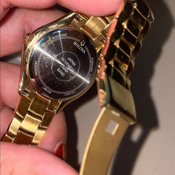 Bulova Two-Tone Gold and Silver Watch - Picture 6 of 6